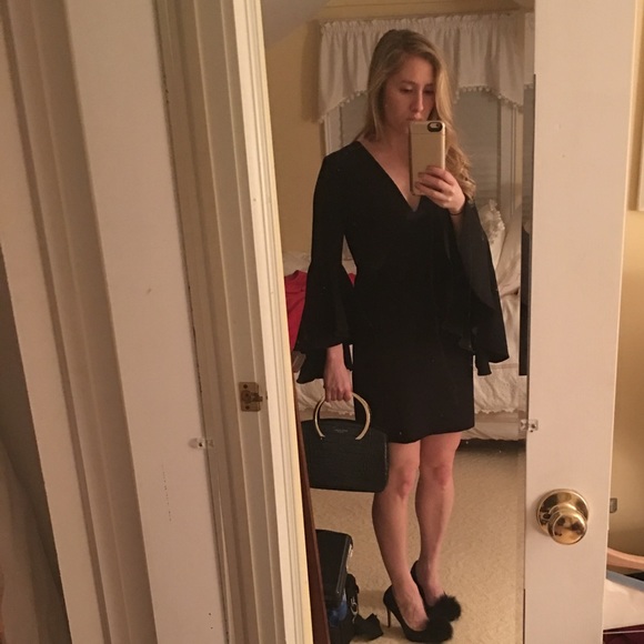 Milly Black Mini Dress - Picture 4 of 5